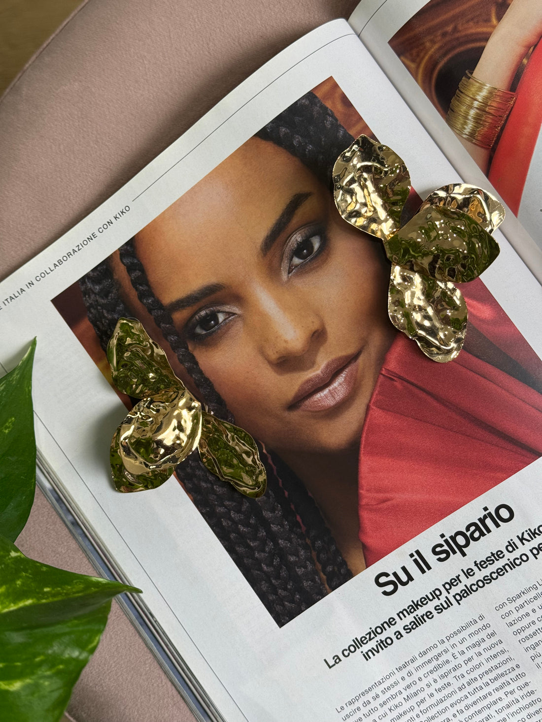 Orecchini Mezzo Fiore